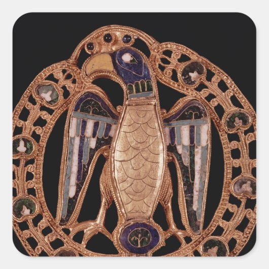 ワシはコンラッド天皇皇后宮ジゼラから留まる スクエアシール (正面)