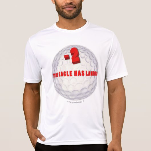 ワシは上陸しました Tシャツ (正面)