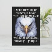 ワシは自分の表情をコントロールする必要がある 招待状 (スタンド正面)