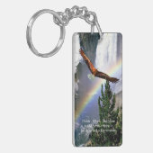 ワシは虹に飛びます- 2つはキーホルダー味方しました キーホルダー (正面左)