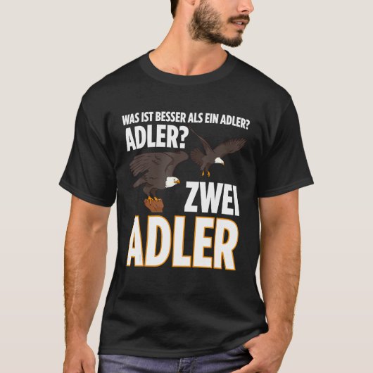 ワシよりも優れているものワシの二頭の飼い主は繁殖する Tシャツ (正面)