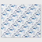 ワシを持つはえ ラッピングペーパー (フラット)