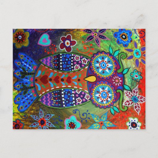 ワシミフクロウ ポストカード (正面)