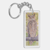 ワシミミズクのフラコ キーホルダー (正面左)