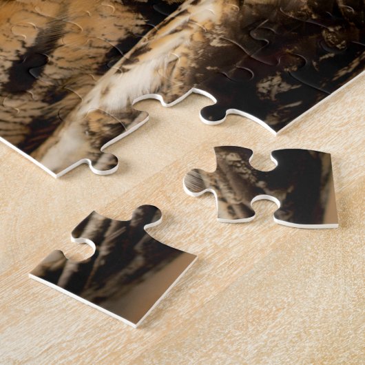 ワシミミズク ジグソーパズル (側面)