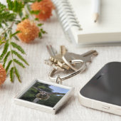 ワシミミズク(Buboのbubo) キーホルダー (側面)