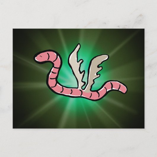 ワシミミズ ポストカード (正面)