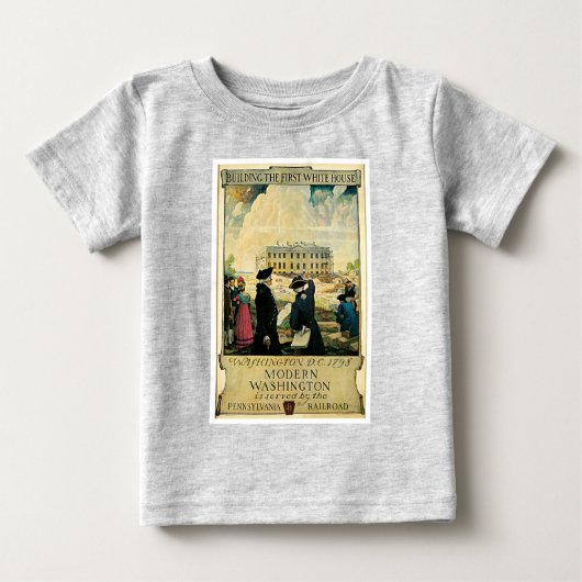 ワシモダンン ベビーTシャツ (正面)