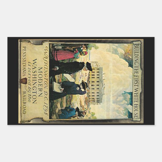 ワシモダンン 長方形シール (正面)