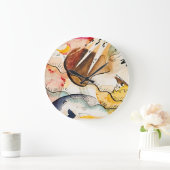 ワシリーカンディンスキーの雨の風景 ラージ壁時計 (ホーム)