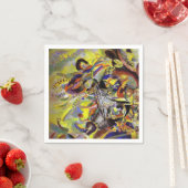 ワシリーカンディンスキー抽象芸術作品 スタンダードカクテルナプキン (インサイチュ)