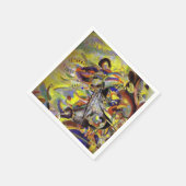ワシリーカンディンスキー抽象芸術作品 スタンダードカクテルナプキン (角)