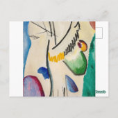 ワシリーカンディンスキー抽象芸術作品 ポストカード (裏面)