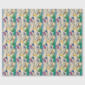 ワシリーカンディンスキー抽象芸術作品 ラッピングペーパー (フラット)