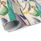 ワシリーカンディンスキー抽象芸術作品 ラッピングペーパー (ロールコーナー)