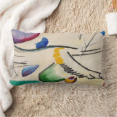 ワシリーカンディンスキー抽象芸術作品 ランバークッション (ブランケット)