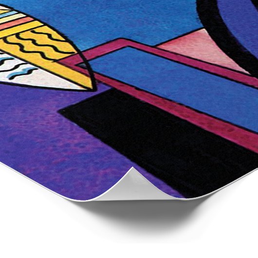 ワシリーカンディンスキー素晴らしキエフ抽象芸術の門 ポスター (角)