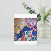 ワシリーカンディンスキー馬ライダーブルーの山 ポストカード (スタンド正面)