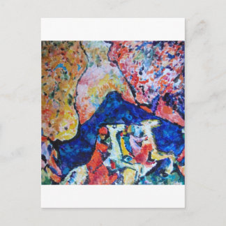 ワシリーカンディンスキー馬ライダーブルーの山 ポストカード