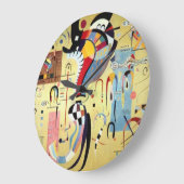ワシリーカンディンスキー ラージ壁時計 (傾斜)