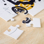 ワシリーカンディンスキー-小さな世界V抽象芸術アート ジグソーパズル (側面)