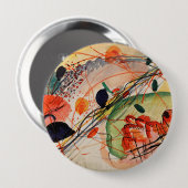 ワシリーカンディンスキー-水彩6 缶バッジ (正面&裏面)