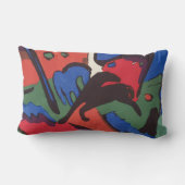 ワシリーカンディンスキーFranzマークブルーライダー ランバークッション (裏面)