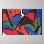 ワシリーカンディンスキーFranzマークブルーライダ絵画ーズ ポスター (正面)