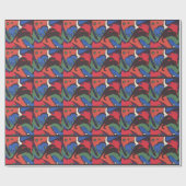 ワシリーカンディンスキーFranzマークブルーライダ絵画ーズ ラッピングペーパー (フラット)