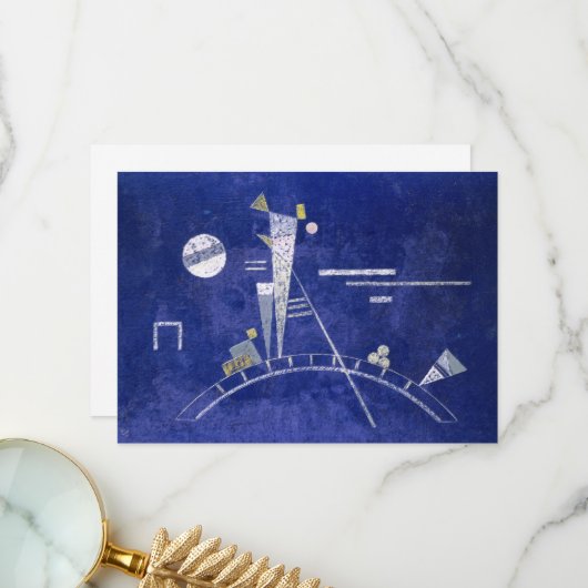 ワシリー・カンディンスキーが壊れやすい サンキューカード (正面/裏面インサイチュ)