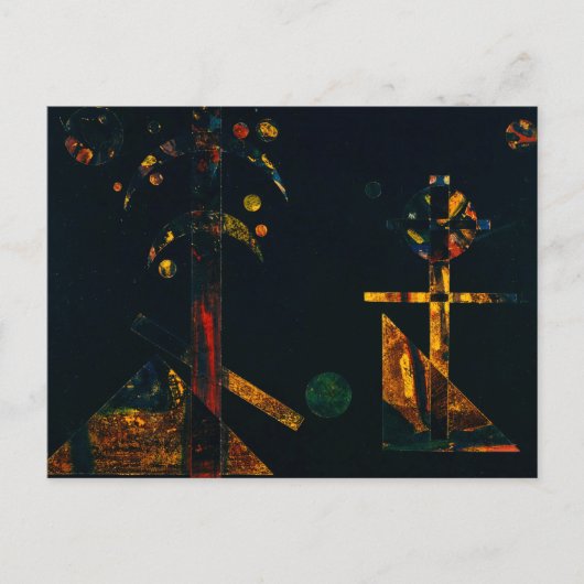 ワシリー・カンディンスキーによるクリスマスのためにニーナへ ポストカード (正面)