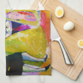ワシリー・カンディンスキーによるコリニン群 キッチンタオル (四つ折り)