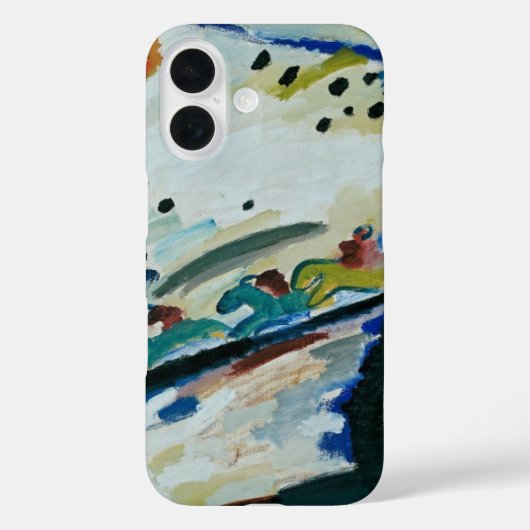 ワシリー・カンディンスキーによるロマンチックな風景 Case-Mate iPhoneケース (裏面)