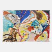 ワシリー・カンディンスキーによる即興30(キャノン) キッチンタオル (横)