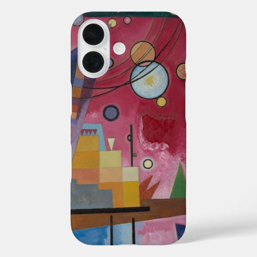 ワシリー・カンディンスキーによる重い赤 Case-Mate iPhoneケース (裏面)