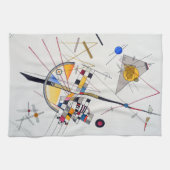 ワシリー·カンディンスキー繊細な緊張 キッチンタオル (横)