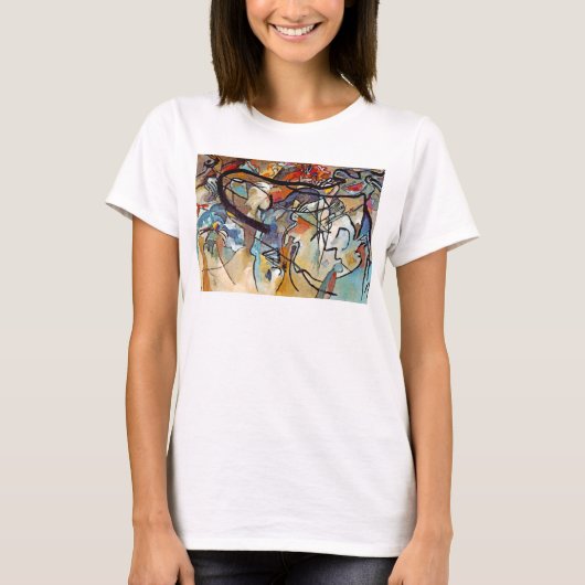ワシリー・カンディンスキー - コンポジションV抽象芸術 Tシャツ (正面)