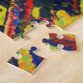 ワシリー・カンディンスキー。ムルナウの家表現主義 ジグソーパズル (側面)