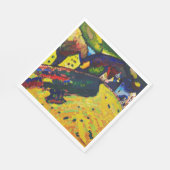 ワシリー・カンディンスキー。ムルナウの家表現主義 スタンダードランチョンナプキン (角)