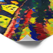 ワシリー・カンディンスキー。ムルナウの家表現主義 ポスター (角)