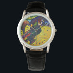ワシリー・カンディンスキー。ムルナウの家表現主義 腕時計<br><div class="desc">Wassily Kandinsky "Houses at Murnau"ウォッチ。</div>