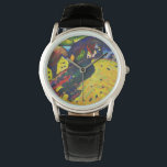 ワシリー・カンディンスキー。ムルナウの家表現主義 腕時計<br><div class="desc">Wassily Kandinsky "Houses at Murnau"ウォッチ。</div>