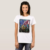 ワシリー・カンディンスキー - モダンアートの抽象画 Tシャツ (正面フル)