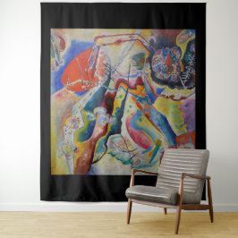 ワシリー・カンディンスキー「赤い染みのある絵画」 タペストリー