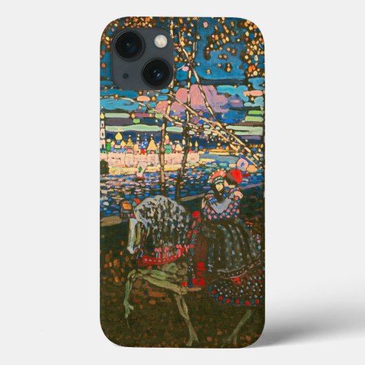 ワシリー・カンディンスキー 騎馬のカップル ロシア美術 Case-Mate iPhoneケース (裏面)