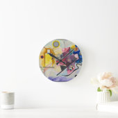 ワシリー·カンディンスキー|黄-赤-青-1925 ラウンド壁時計 (ホーム)