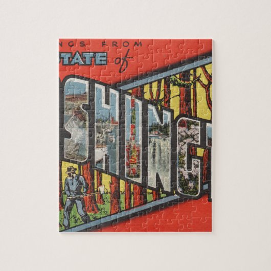 ワシントンからの挨拶 ジグソーパズル (縦)