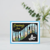 ワシントンからの挨拶D.C.ヴィンテージ ポストカード (スタンド正面)