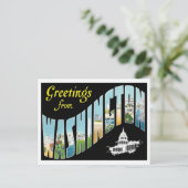 ワシントンからの挨拶D.C.ヴィンテージ ポストカード (スタンド正面)