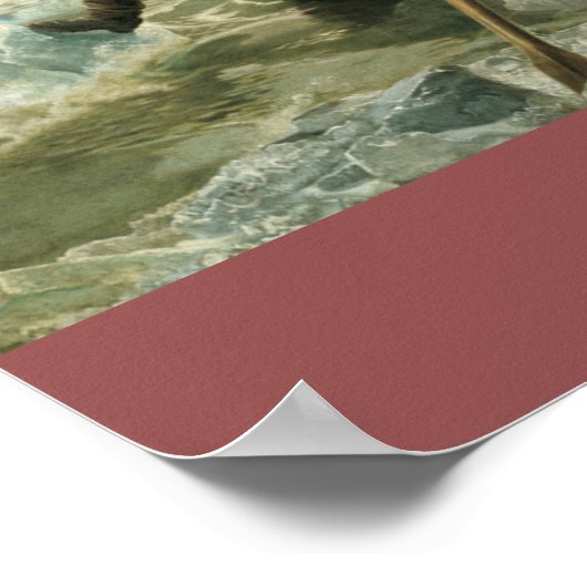 ワシントンがデラウェアを横断 ポスター (角)